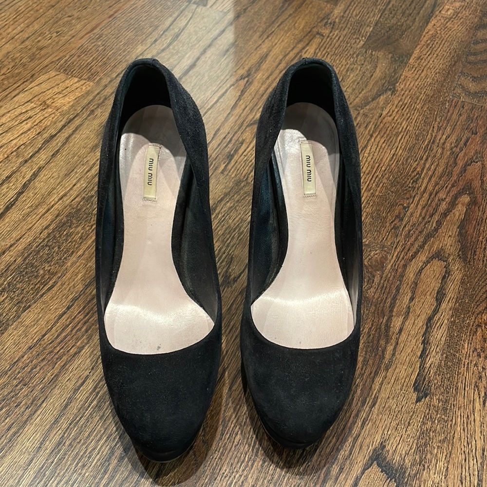 Miu Miu platform pumps